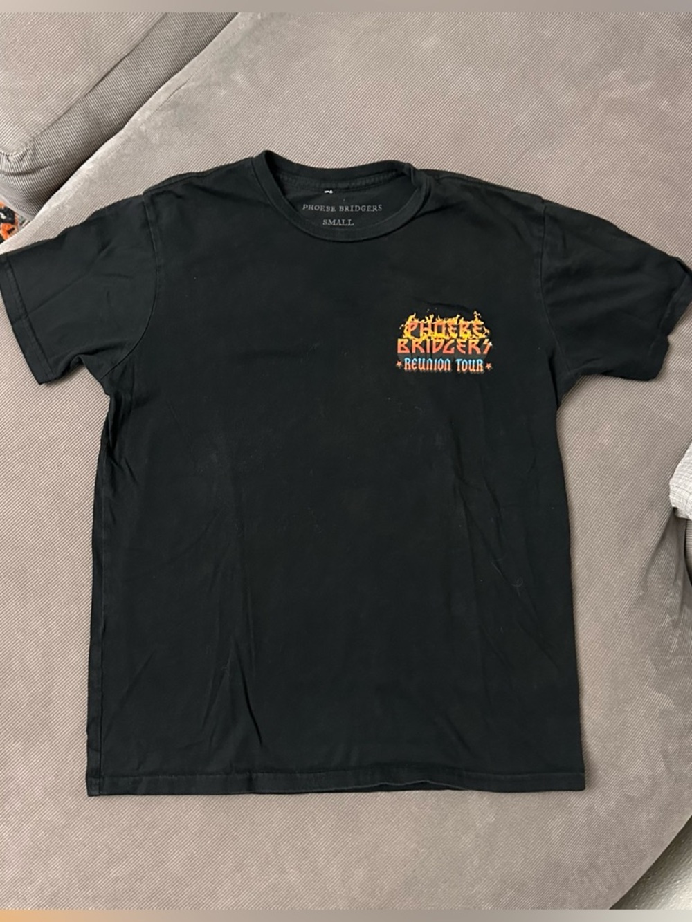 Phoebe Bridgers 2022 Reunion Tour Concert T Shirt Black Size Small